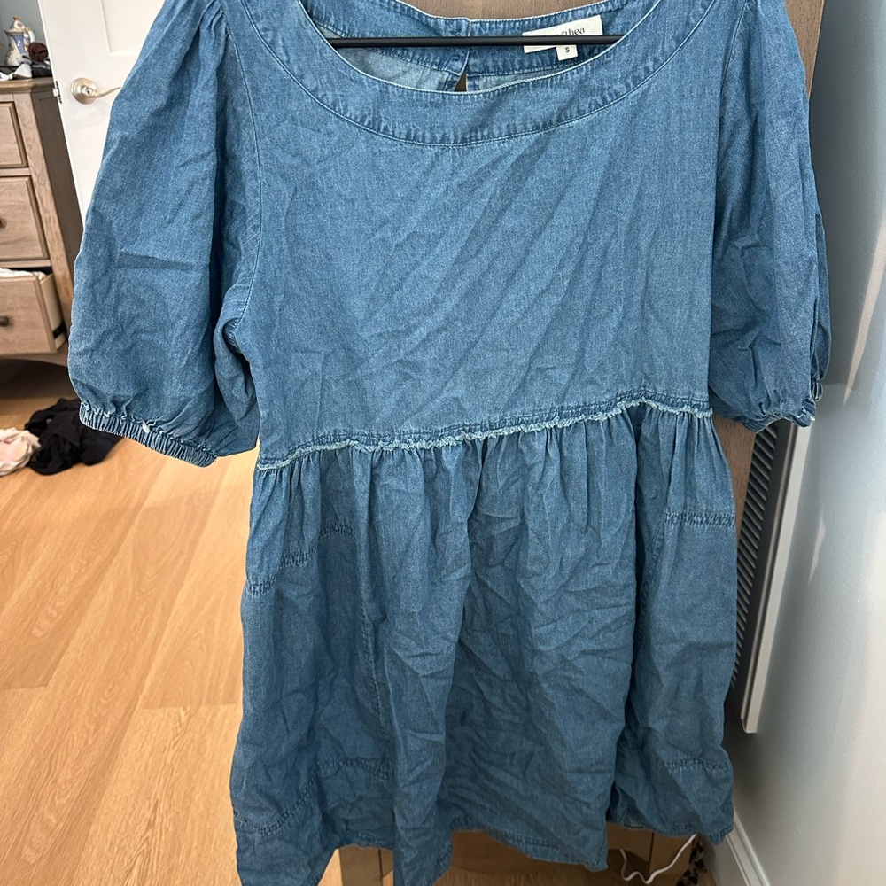Blue Denim Dress